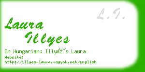 laura illyes business card